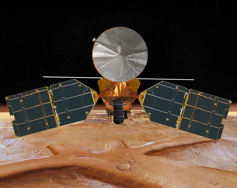 Artist impression of MRO. Image credit: NASA/JPL