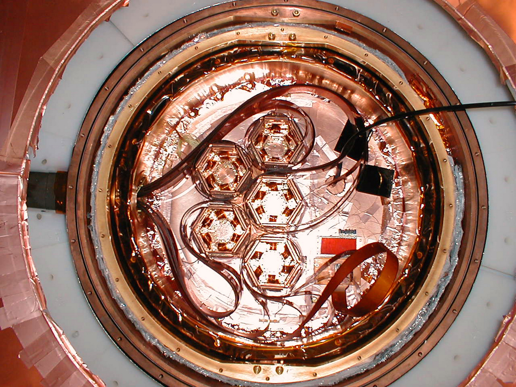 CDMS detector. Image credit: Stanford