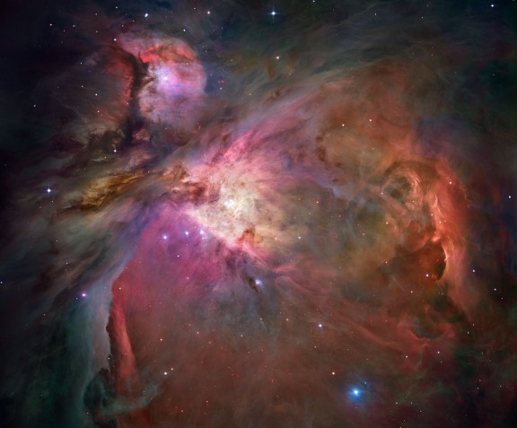 The Orion Nebula is a small but dense stellar nursery credit: NASA, ESA, M. Robberto (STScI/ESA) and The Hubble Space Telescope Orion Treasury Project Team The Orion Nebula is a small but dense stellar nursery credit: NASA, ESA, M. Robberto (STScI/ESA) and The Hubble Space Telescope Orion Treasury Project Team