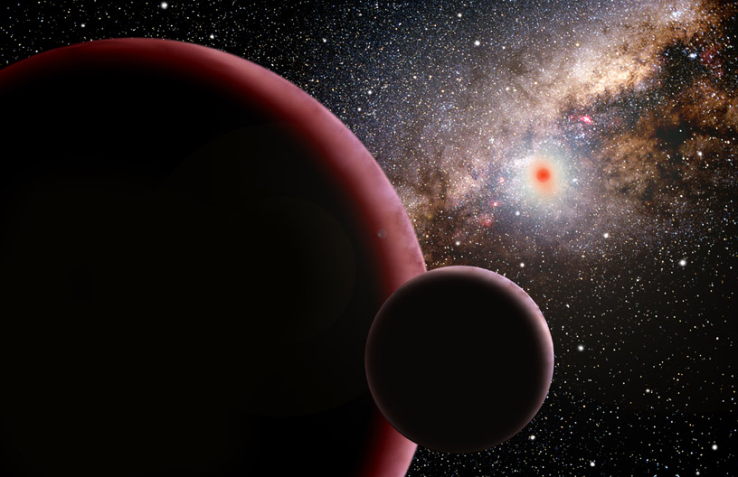 Artist's impression of an extrasolar planet. Image credit: CfA