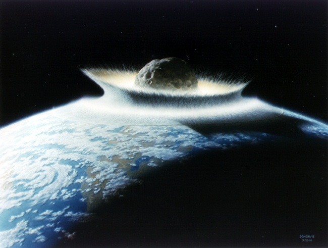 Asteroid Impact.  Image Credit: University of California Observatories