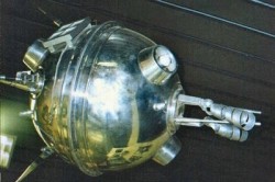 The Russian Luna 1 probe, the first manmade object to flyby the Moon (NASA)