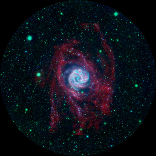 M83, the Southern Pinwheel galaxy NASA/JPL-Caltech/VLA/MPIAImage Credit: