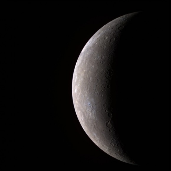 In bound image of Mercury. Credit: MESSENGER In bound image of Mercury. Credit: MESSENGER