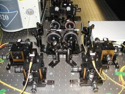 Equipment used by Oxford scientists to produce the pulses (Oxford Uni.)