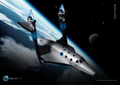 Artist impression of SpaceShipTwo (Virgin Galactic)