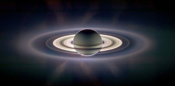Cassini\'s image of Saturn and Earth. Image credit: NASA/JPL Cassini\'s image of Saturn and Earth. Image credit: NASA/JPL