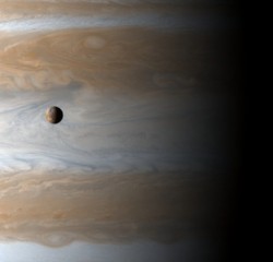 Jupiter and moon Io (NASA) Jupiter and moon Io (NASA)