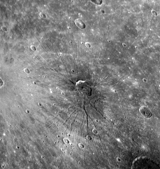 Pantheon Fossea on Mercury. Credit: NASA/Johns Hopkins University Applied Physics Laboratory/Carnegie Institution of Washington