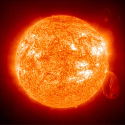 Image of the Sun by SOHO. Image credit: NASA/ESA