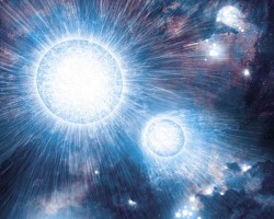 Young binary stars. Image credit: NASA