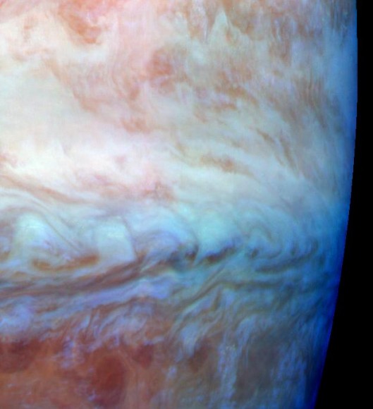 Storms on Jupiter, captured by Galileo. Image credit: NASA/JPL Storms on Jupiter, captured by Galileo. Image credit: NASA/JPL