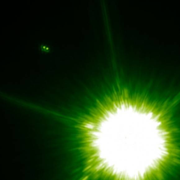 Infrared image of the dusty brown dwarf binary HD 130948BC. Image credit: UH/IFA