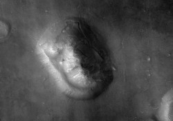 The face on Mars. Image credit: NASA/JPL/UA
