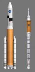 NASA's new Ares V & Ares I Rockets. Credit: NASA NASA's new Ares V & Ares I Rockets. Credit: NASA