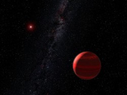 Red Dwarf star and planet. Artists impression (NASA) Red Dwarf star and planet. Artists impression (NASA)