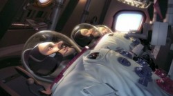 The launch of Apollo 11; CGI versions of Neil Armstrong, Michael Collins and Edwin "Buzz" Aldrin (© nWave)