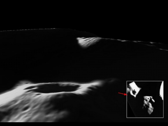 Potential Moon Base? Credit: ESA/SMART-1/Space-X (Space Exploration Institute)