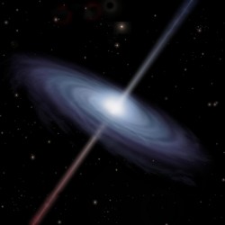 Artist\'s conception of a black hole.  Credit:  U of Tel Aviv