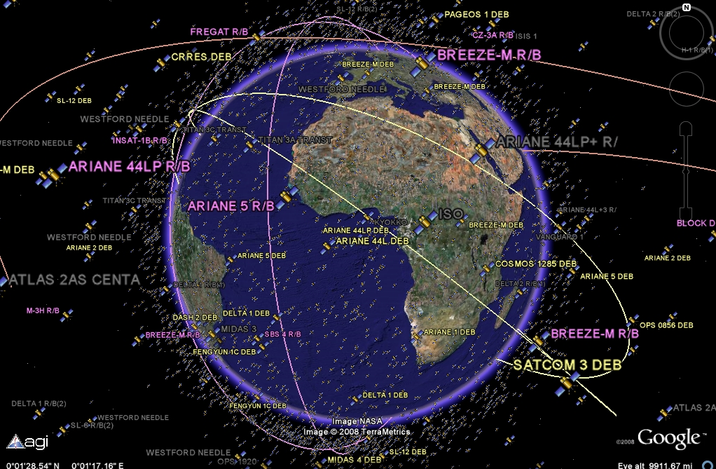 gps earth map view