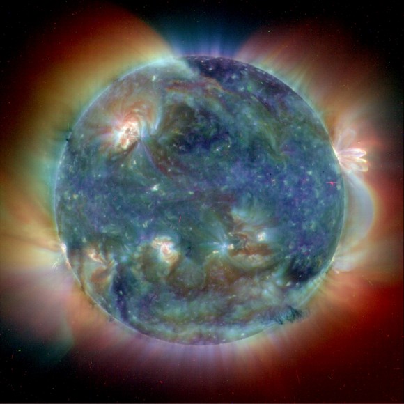 Ultraviolet view of the Sun. Image credit: SOHO Ultraviolet view of the Sun. Image credit: SOHO