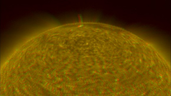 Picture of the Sun in 3-D. Image credit: NASA Picture of the Sun in 3-D. Image credit: NASA