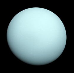 Uranus, captured by Voyager 2. Image credit: NASA/JPL Uranus, captured by Voyager 2. Image credit: NASA/JPL