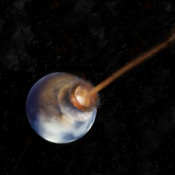 Direct hit - could a huge impact on Mars have snuffed the chances of life? (Karen Carr)