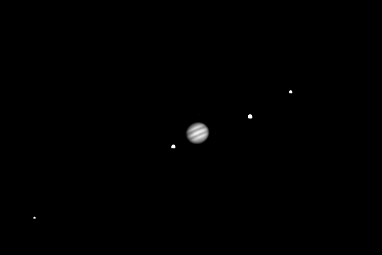 seeing jupiter through a telescope