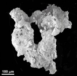 Jagged piece of moon dust. Image credit: NASA Jagged piece of moon dust. Image credit: NASA