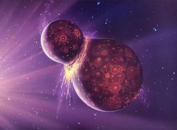 Age of the Moon. The giant impactor that formed the Earth and the Moon 4.5 billion years ago.