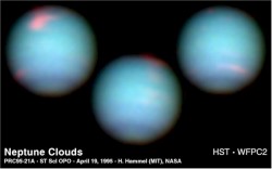 Rotation of Neptune. Image credit: Hubble
