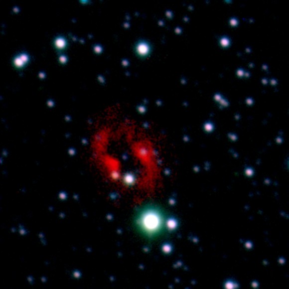 The nebula surrounding nova V458Vul before it erupted. Credit: UCL The nebula surrounding nova V458Vul before it erupted. Credit: UCL