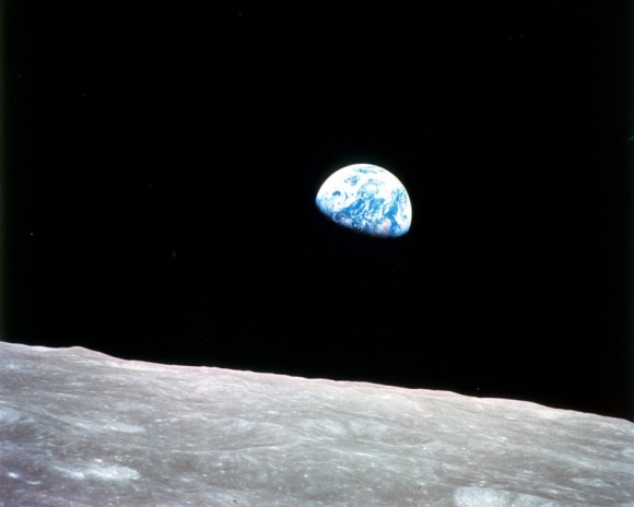 Apollo 8's famous Earthrise picture. Credit: NASA Apollo 8's famous Earthrise picture. Credit: NASA