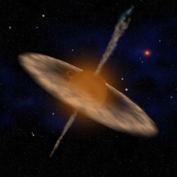 ISO-Oph 102 offers the first strong evidence in favor of brown dwarf formation through gravitational collapse. Credit: David A. Aguilar (CfA) ISO-Oph 102 offers the first strong evidence in favor of brown dwarf formation through gravitational collapse. Credit: David A. Aguilar (CfA)