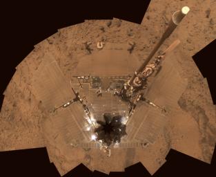 Spirit's dusty solar panels. Credit: NASA/JPL Spirit's dusty solar panels. Credit: NASA/JP