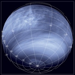 Venus in ultraviolet. Credits: ESA/MPS/DLR/IDA Venus in ultraviolet. Credits: ESA/MPS/DLR/IDA