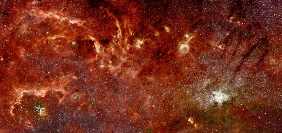 Galactic center in unprecedented detail. Credit for Hubble image: NASA, ESA, and Q.D. Wang (University of Massachusetts, Amherst) Galactic center in unprecedented detail.Credit for Hubble image: NASA, ESA, and Q.D. Wang (University of Massachusetts, Amherst)