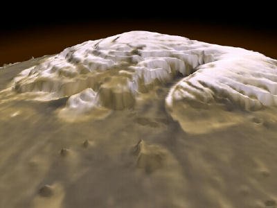 Mars North Polar Ice Cap. Credit: NASA/JPL Mars North Polar Ice Cap. Credit: NASA/JPL