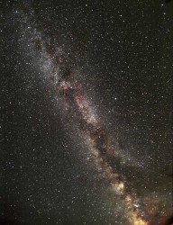 With dark skies, even the Milky Way is visible. Image credit: NASA With dark skies, even the Milky Way is visible. Image credit: NASA