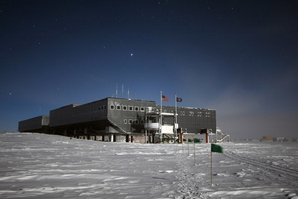 Amundson-Scott Station. Credit: Keith Vanderlinde, National Science Foundation
