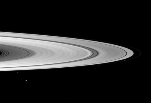Nine of Saturn's moons are in this image. Can you find them? Credit: NASA/JPL/Space Science Institute Nine of Saturn's moons are in this image. Can you find them? Credit: NASA/JPL/Space Science Institute
