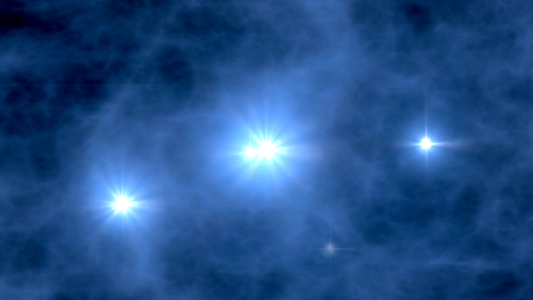 Artist's impression of the first stars. Image credit: NASA/WMAP Artist's impression of the first stars. Image credit: NASA/WMAP