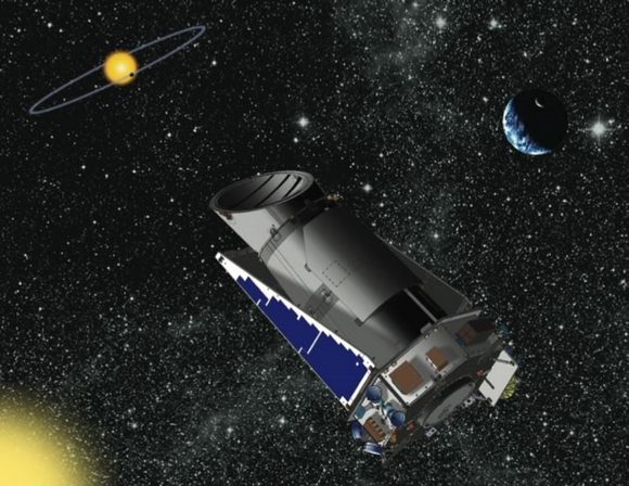 Artist's rendering of the Kepler Mission, courtesy of NASA.