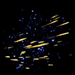 Meteor shower. Meteor shower.