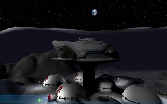 A scene from Astronaut: Moon, Mars and Beyond