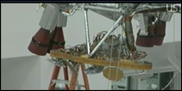 Screen shot of vertical decsent radar. Screen shot of vertical decsent radar.