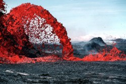 Lava fountain in Hawaii. Lava fountain in Hawaii.
