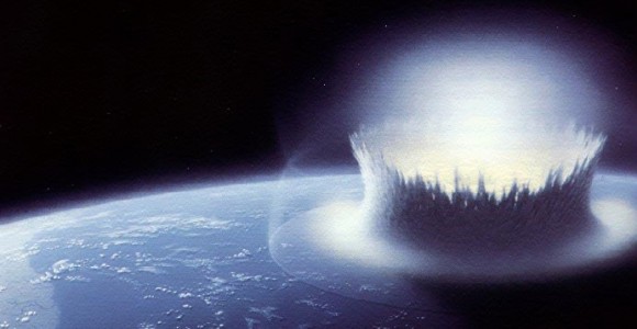asteroid_impact Artists impression of an asteroid impact.
