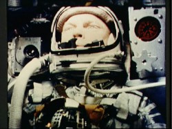 John Glenn during his flight.  Credit: NASA